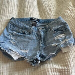 Rewash denim cut off shorts